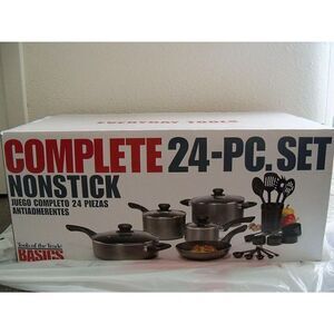 NEW in Box Tools of the Trade Cookware Non Stick  Basics Complete 24 Piece Set